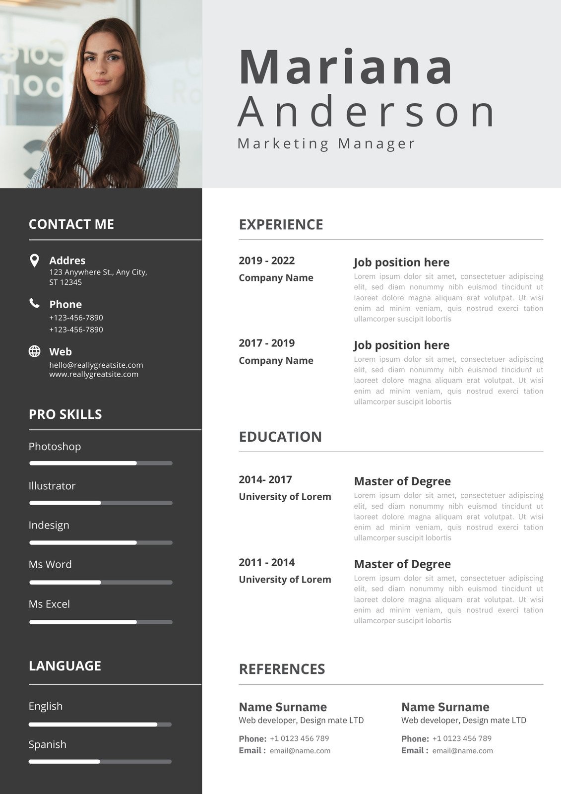 Page 11 - Free printable SEEK resume templates to customize | Canva