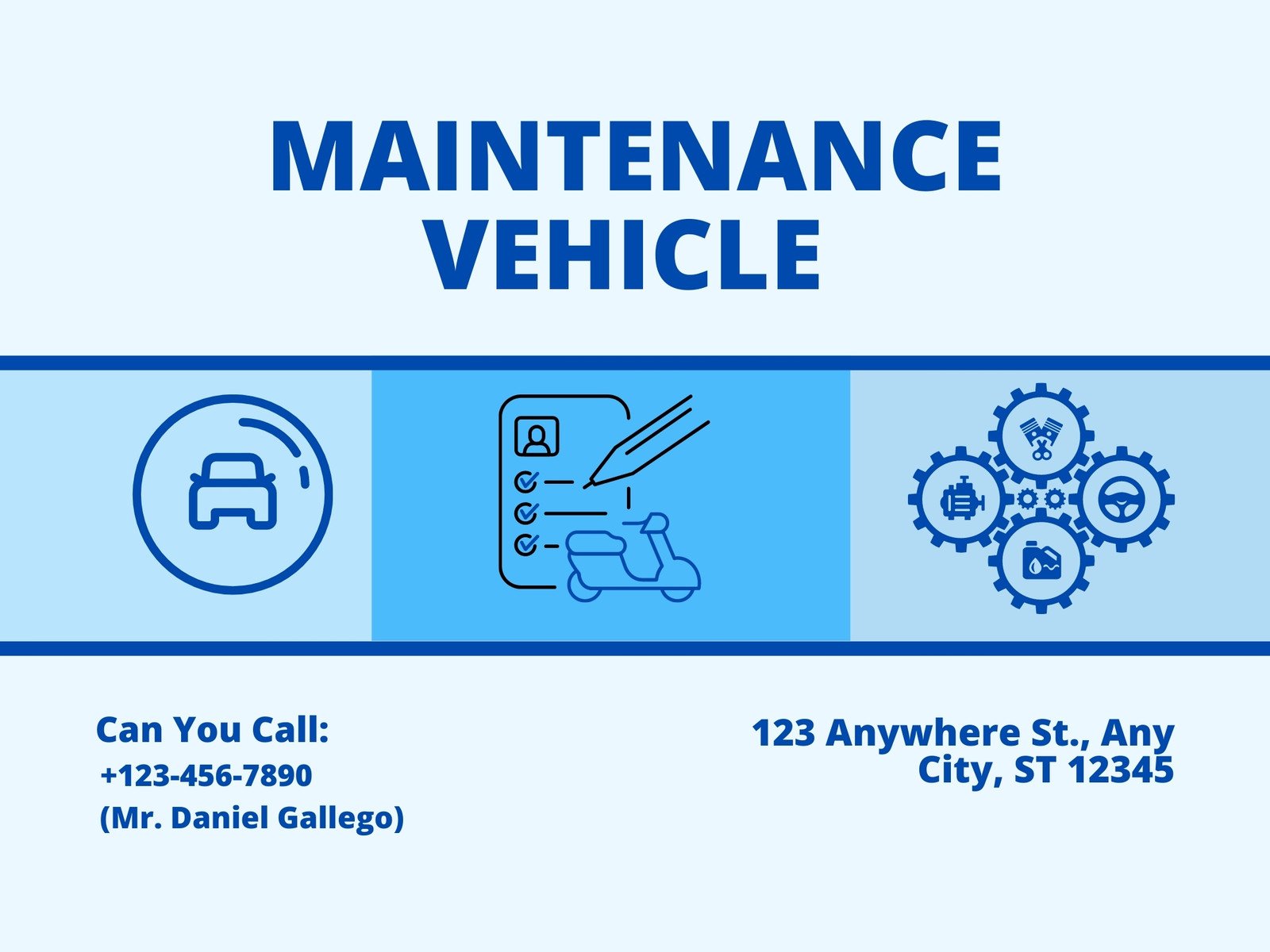 Transport and Logistics Car Magnet Design Template - Download in