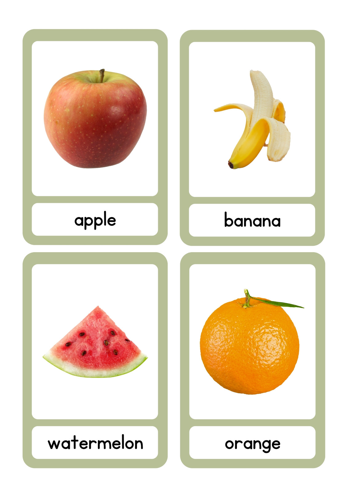 Free and customizable fruit templates