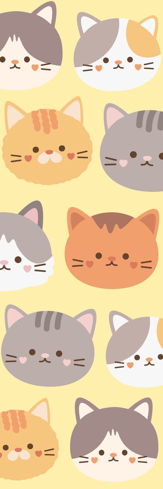 Free download Cute cartoon cat iPhone 5 wallpapers Background and Wallpapers  [640x1136] for your Desktop, Mobile & Tablet | Explore 46+ Cute Cartoon Cat  Wallpaper | Cartoon Cat Wallpaper, Cute Cartoon Wallpaper, Cute Cat  Background