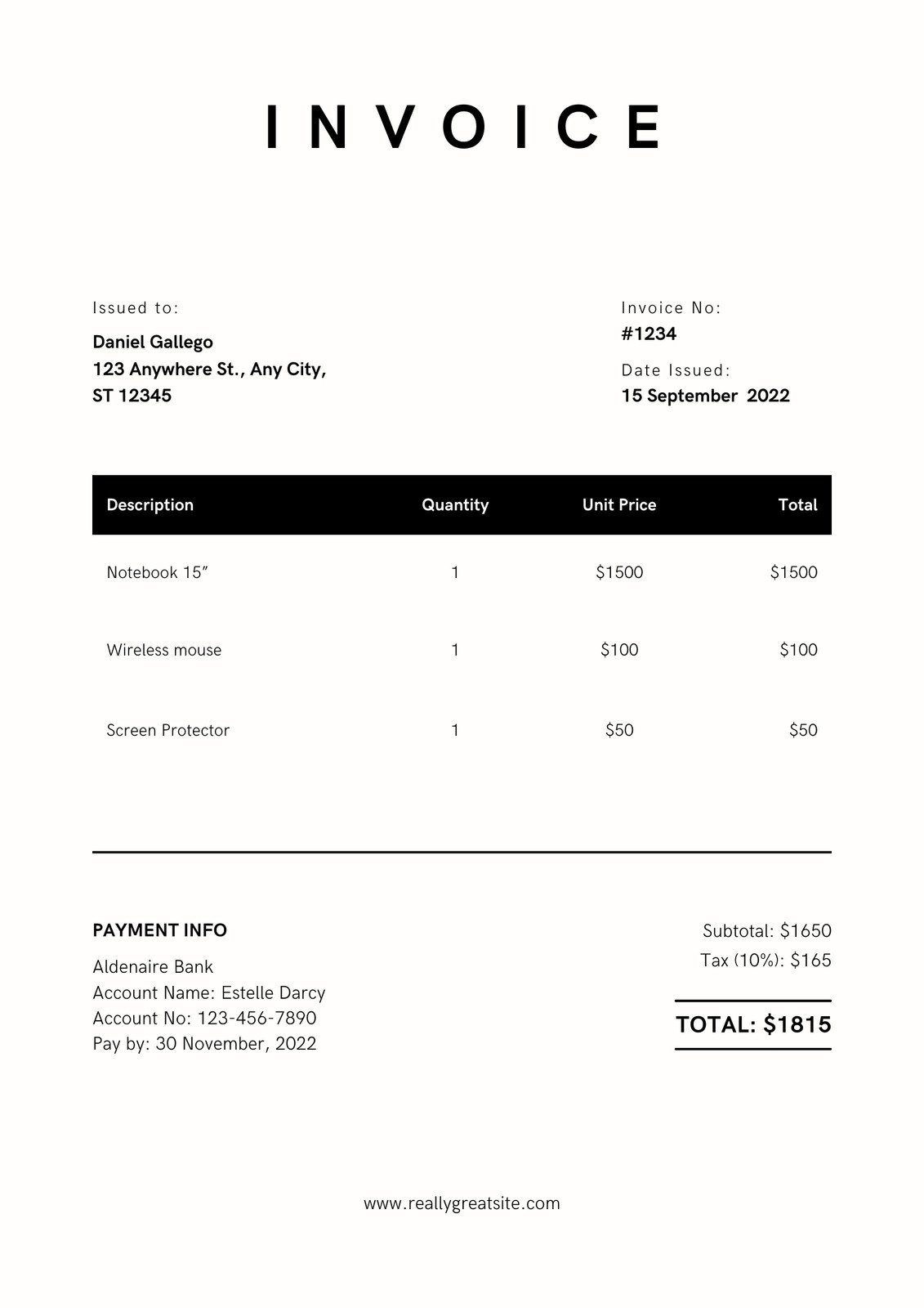 Free custom printable commercial invoice templates | Canva