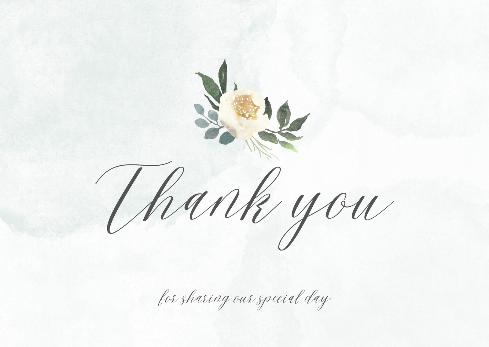 Thank You Cards Paper From the Newlyweds Customizable Canva Template ...