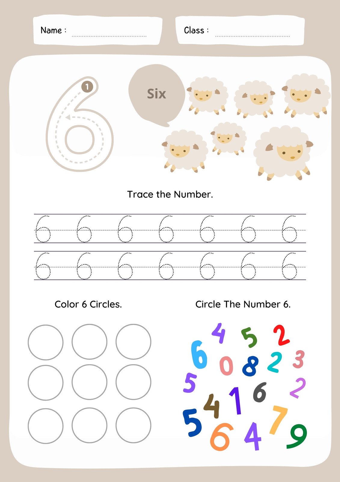 Letter and Number Tracing Book with Canva Template, Worksheets and