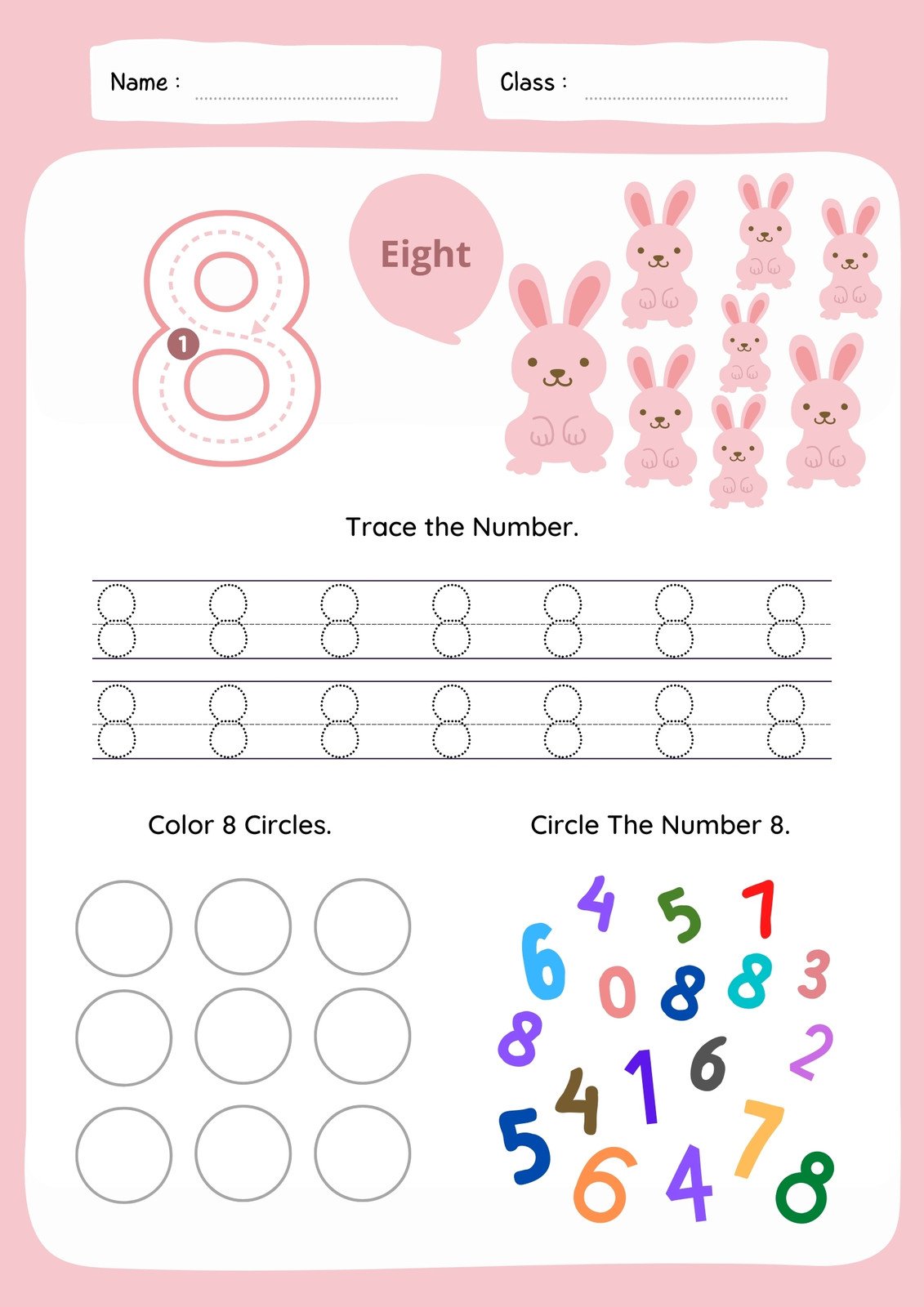 Page 3 - Free custom printable handwriting worksheet templates