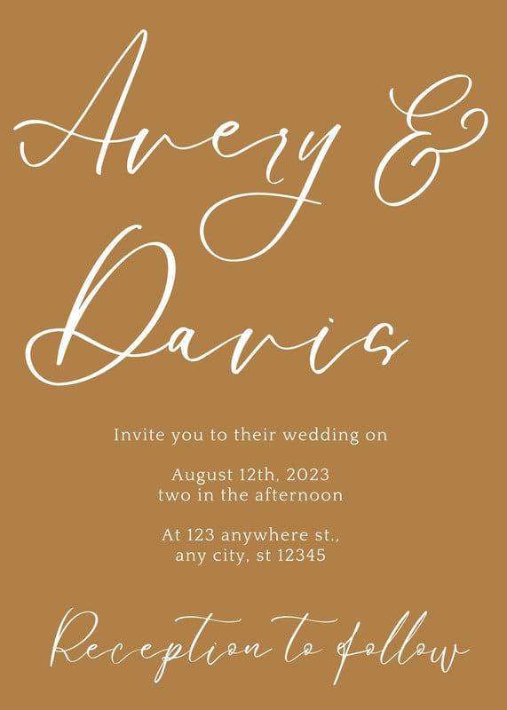 Free printable destination wedding invitation templates | Canva