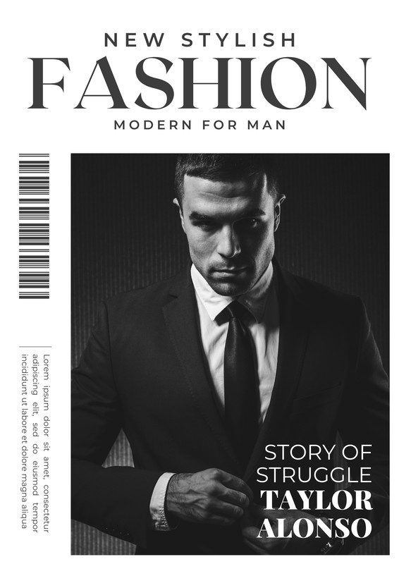 Page 7 - Free, printable, editable fashion magazine cover templates | Canva