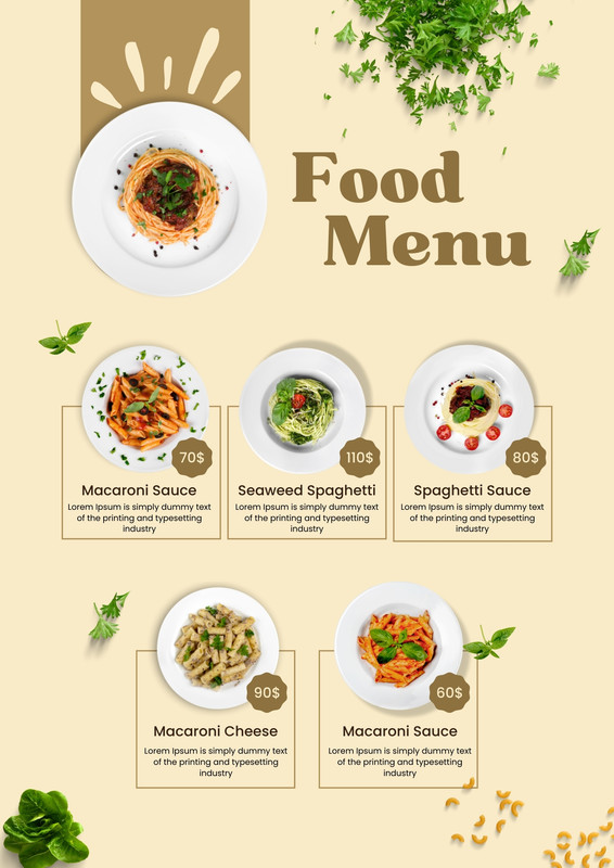 Free printable and customizable French menu templates | Canva