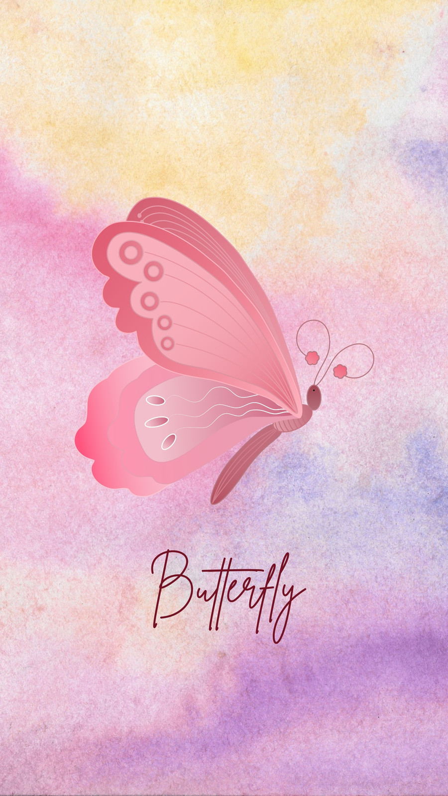 Free and customizable butterfly templates