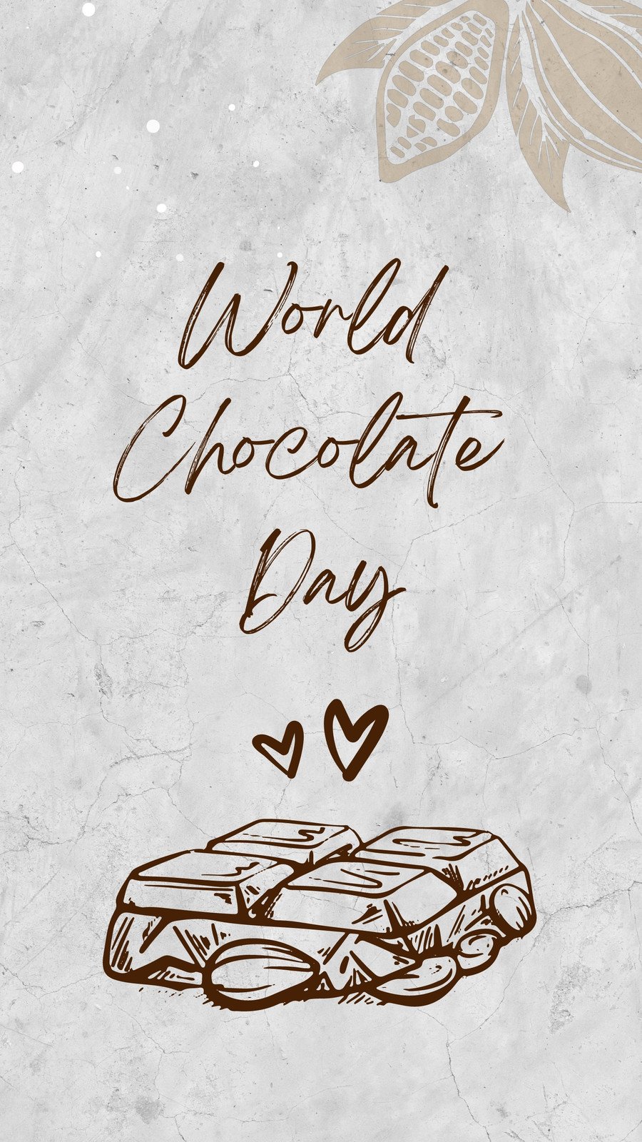 Hand Drawn Happy Chocolate Day Typography Stock Vector (Royalty Free)  1155393718 | Shutterstock