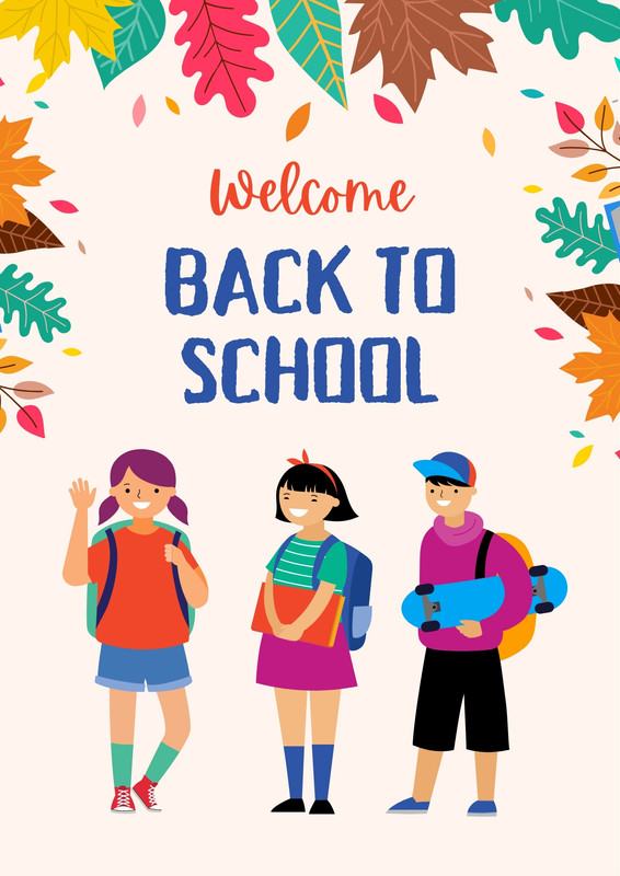 Page Customize 1,771+ Back To School Posters Templates Online Canva
