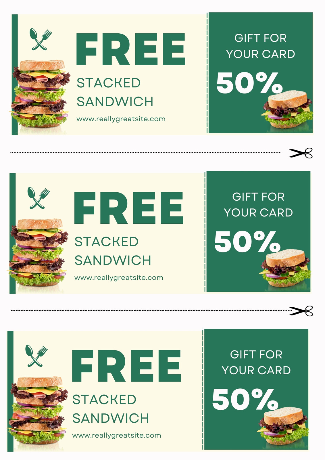 Food coupon promotions