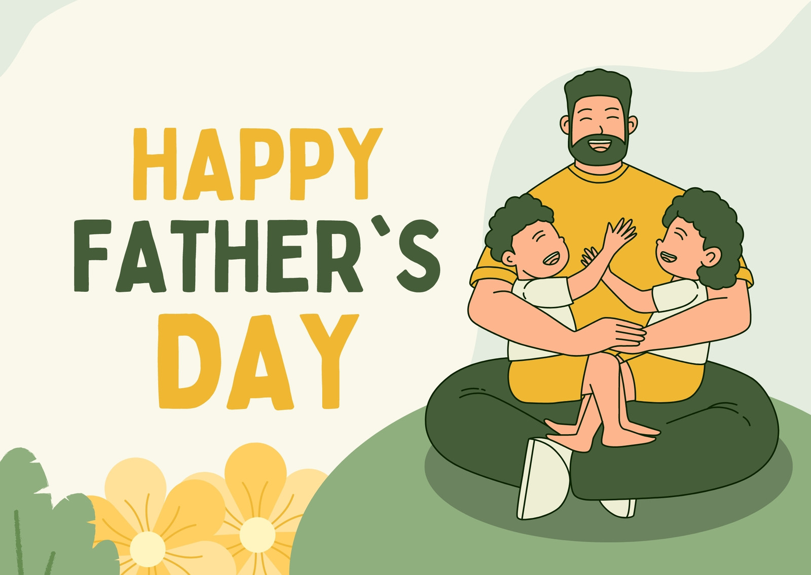 Page 6 - Free, printable Father's Day card templates to personalize | Canva