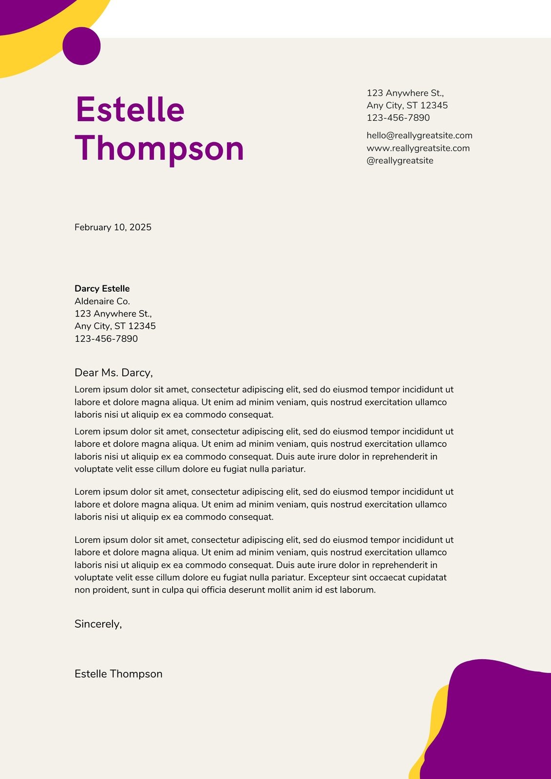 Free printable cover letter templates you can customize