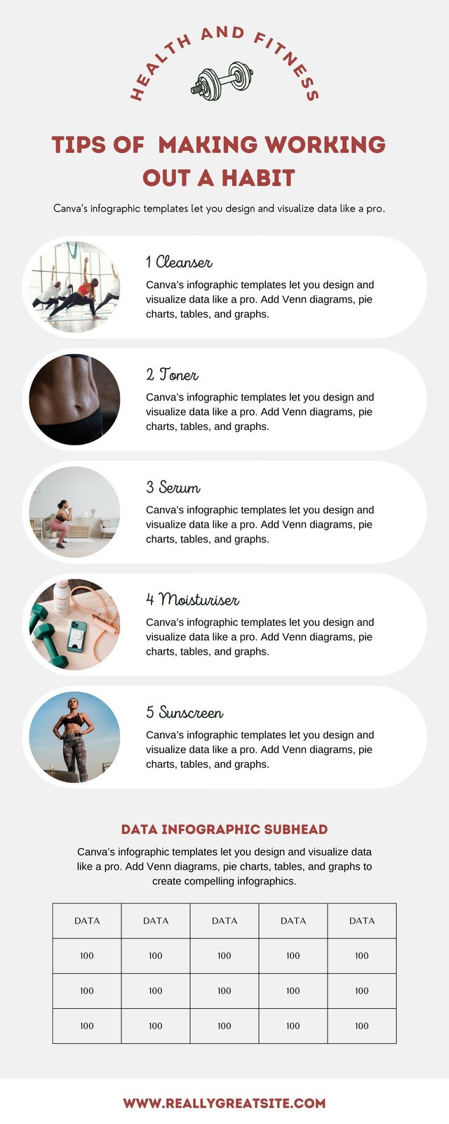 Customize 104+ Fitness Infographic Templates Online - Canva