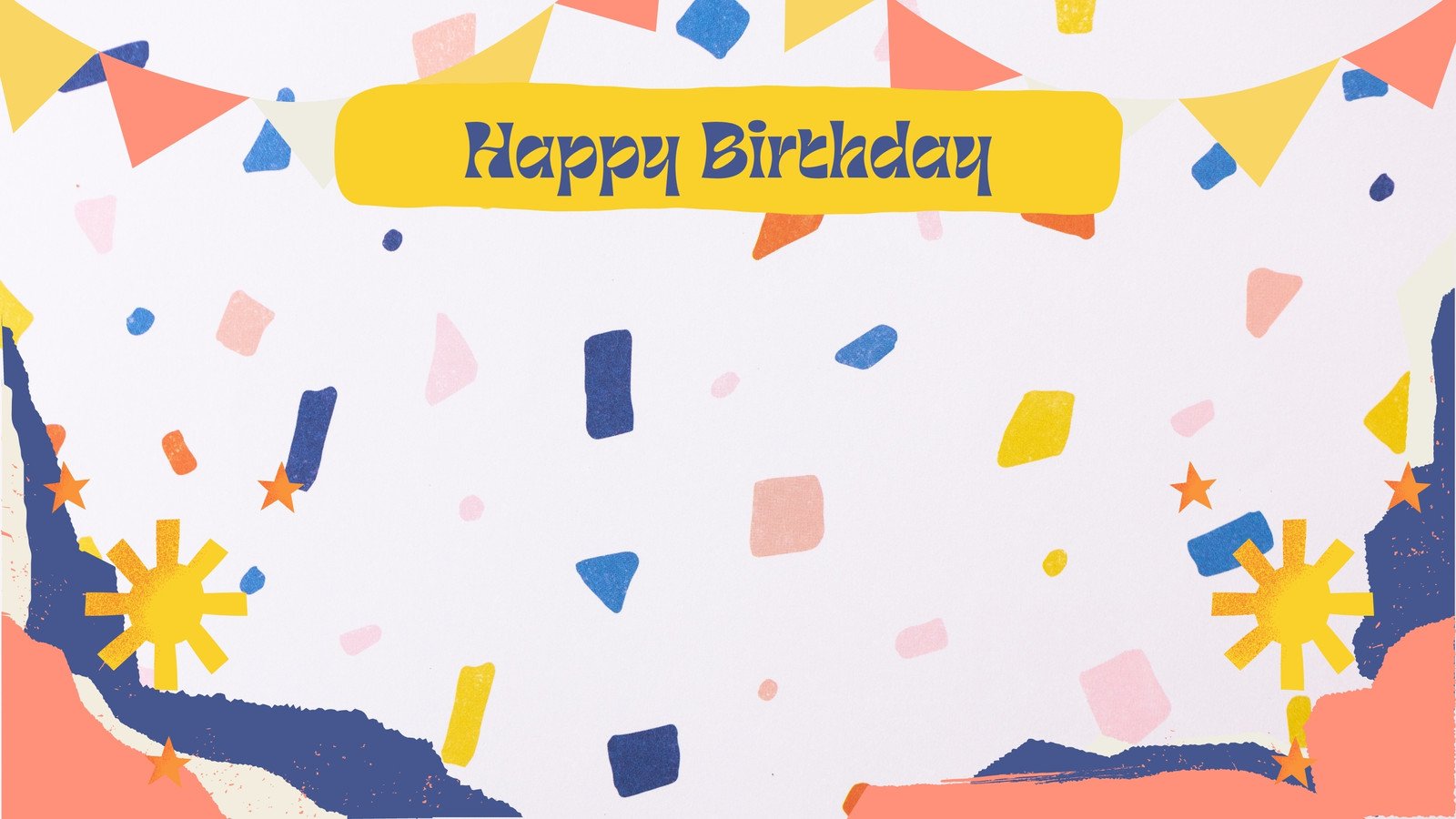 Free custom birthday Zoom background templates | Canva