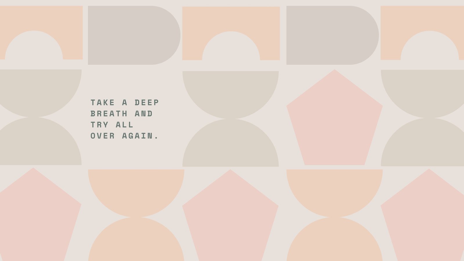 Pink Wallpaper / Geometric Shapes Wallpaper / Trapezoid - Etsy