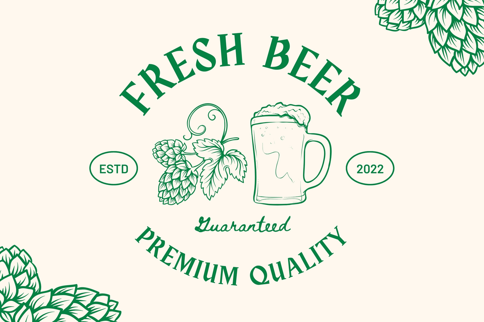 Free printable and customizable beer label templates