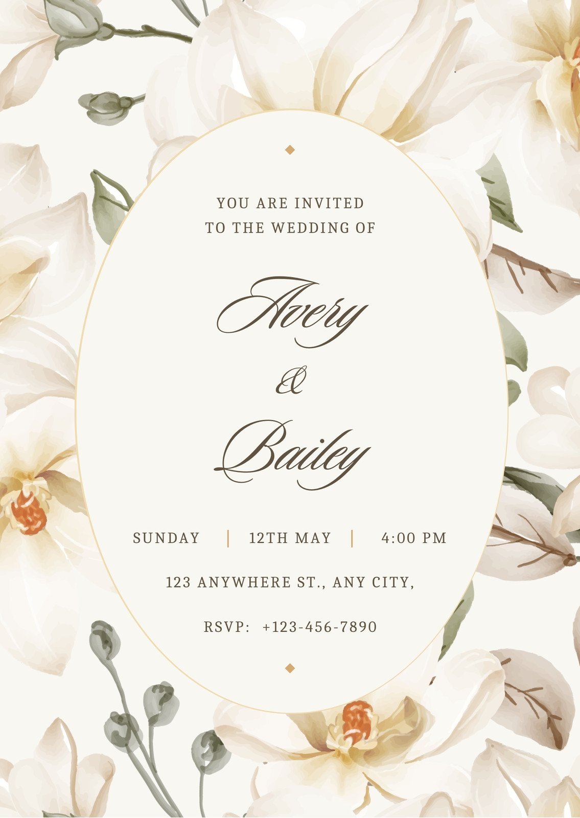 Page 9 - Free custom rustic wedding invitation templates | Canva