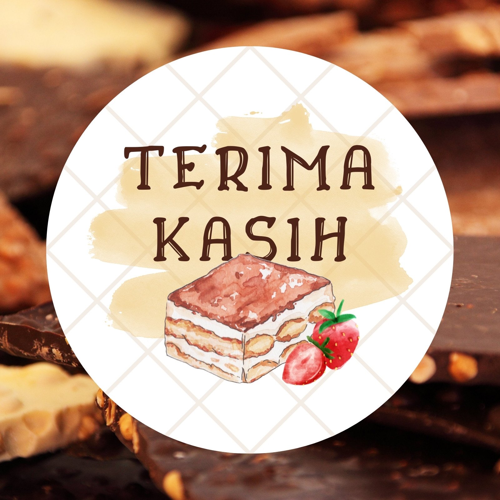 Gratis Template Stiker Makanan Keren Canva