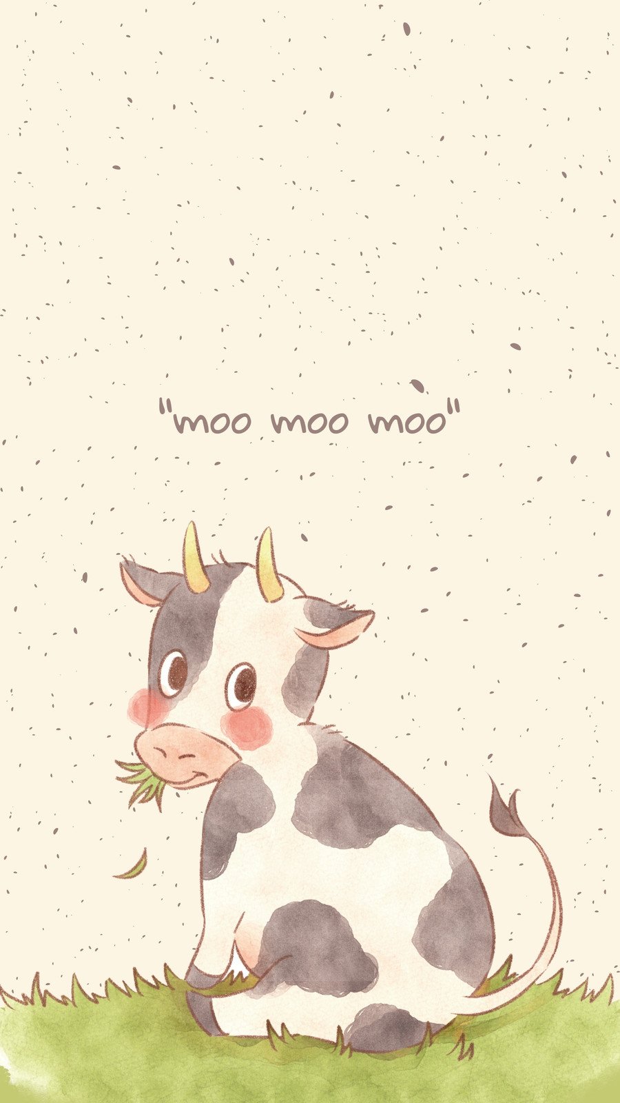 Pin by LUCA on wallpapers  Cow wallpaper Wallpaper iphone cute Cartoon  wallpaper iphone