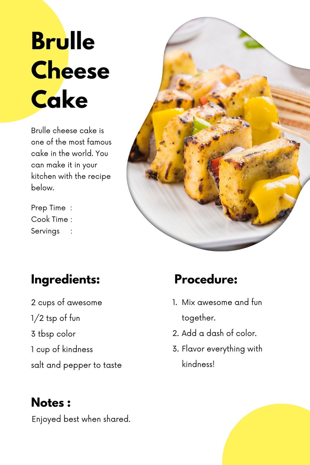 Create Your Own Recipe Book With Our Canva Template