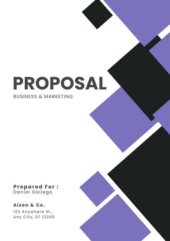 Free, printable, editable proposal templates for work or school | Canva