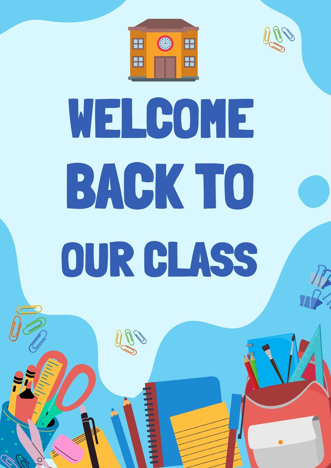 Lenen Opname Afleiden Free printable classroom welcome poster templates | Canva
