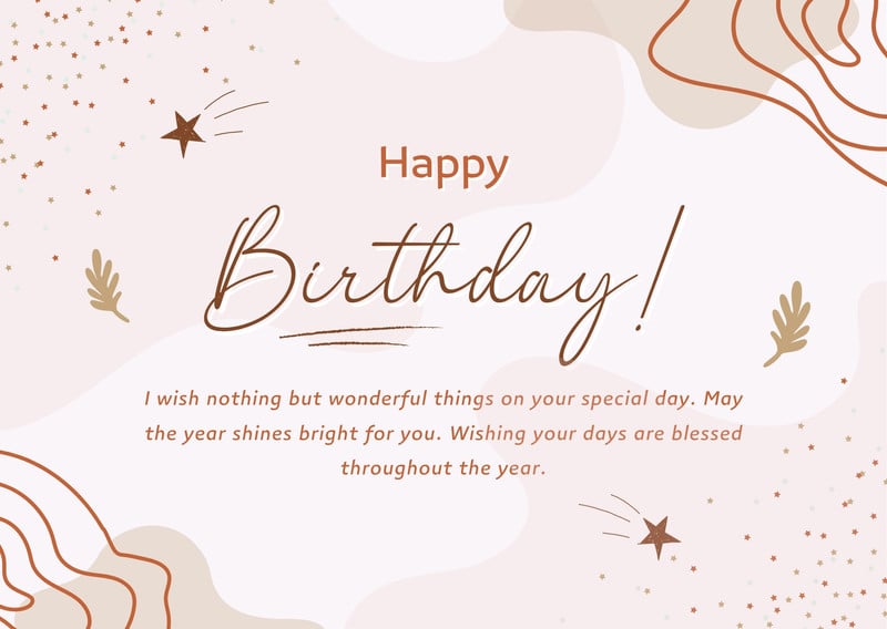 Free, custom printable birthday card templates | Canva