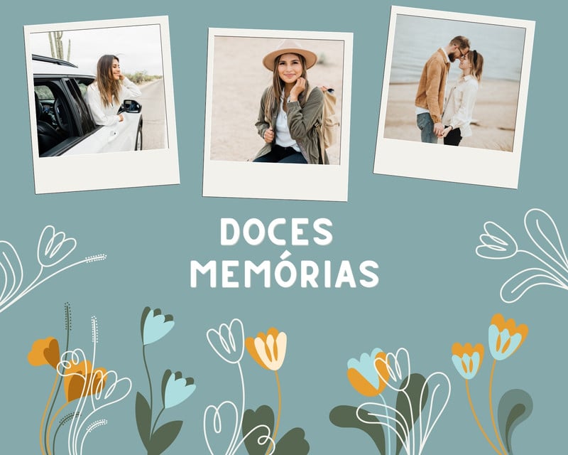 Modelos de álbum de foto para personalizar gratuitos Canva