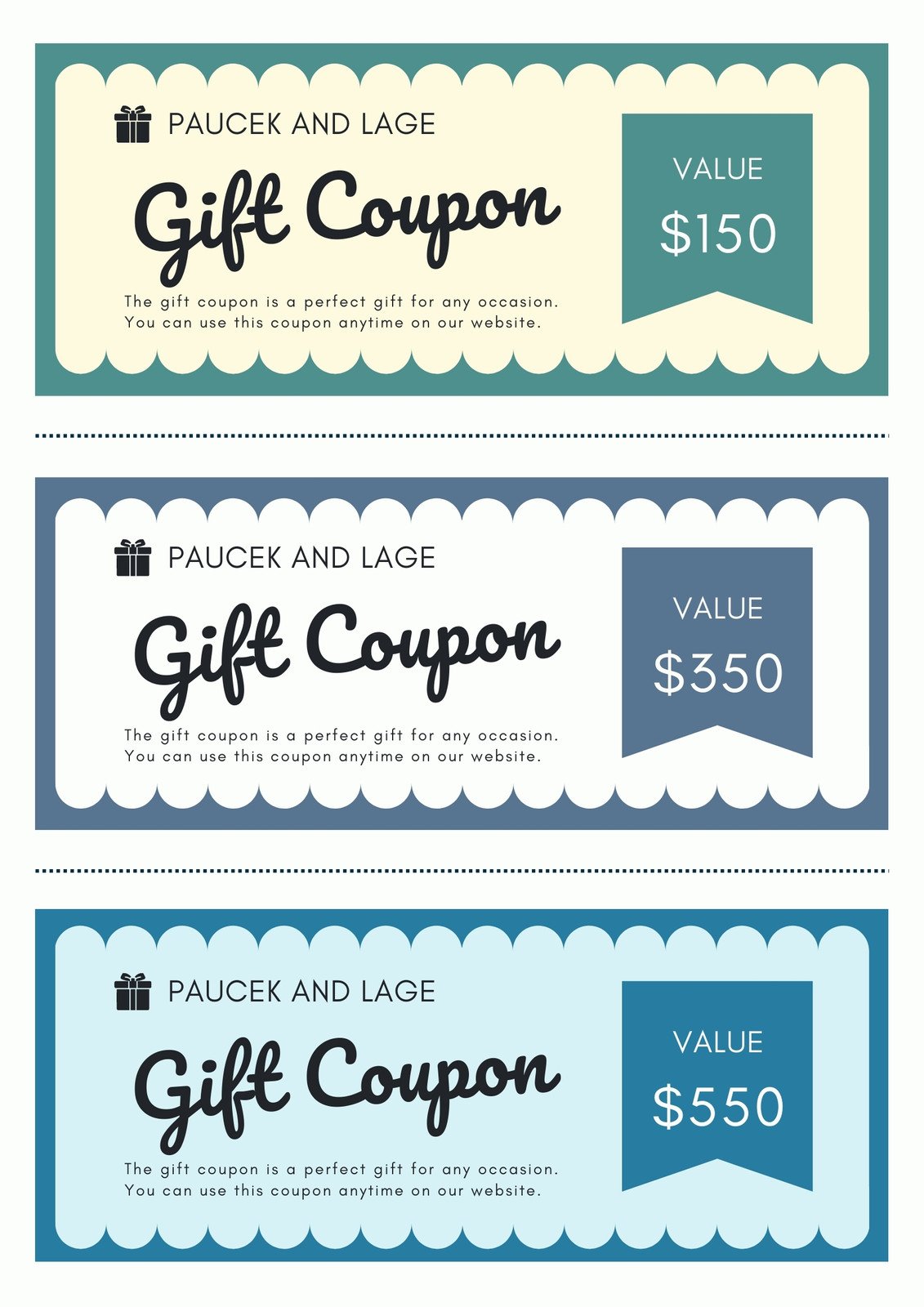 blank coupon template word