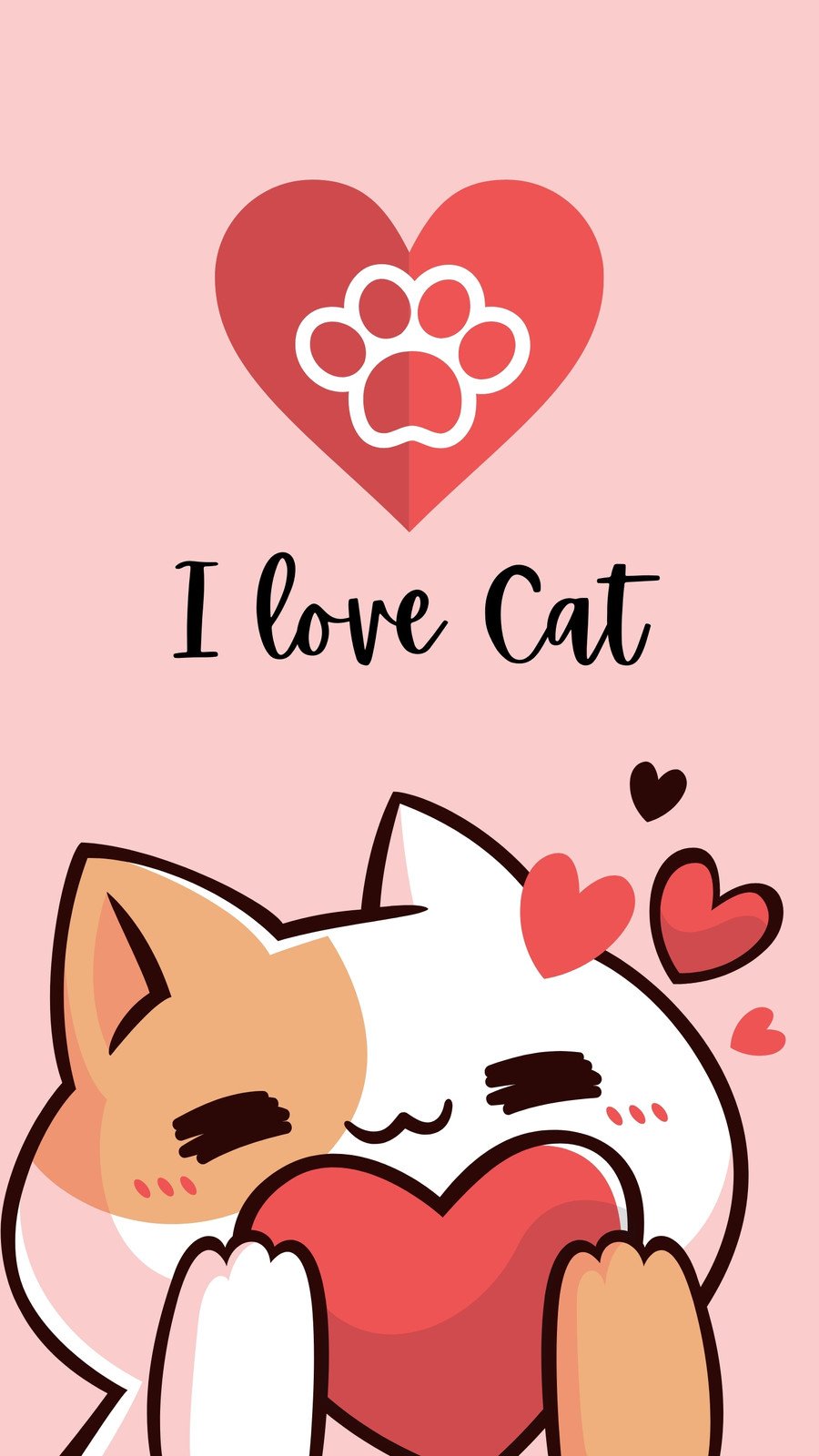 Page 5 - Free customizable cat phone wallpaper templates | Canva