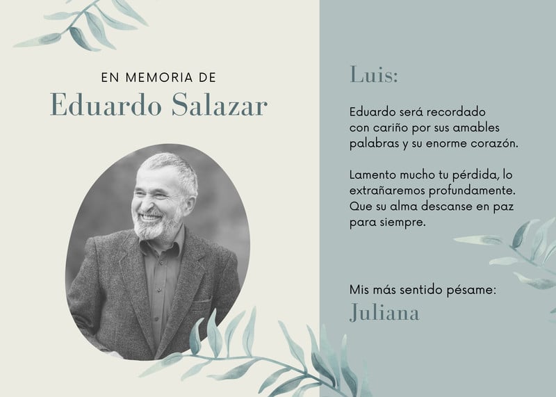 Plantillas De Tarjetas De Condolencias Gratis Para Editar Canva