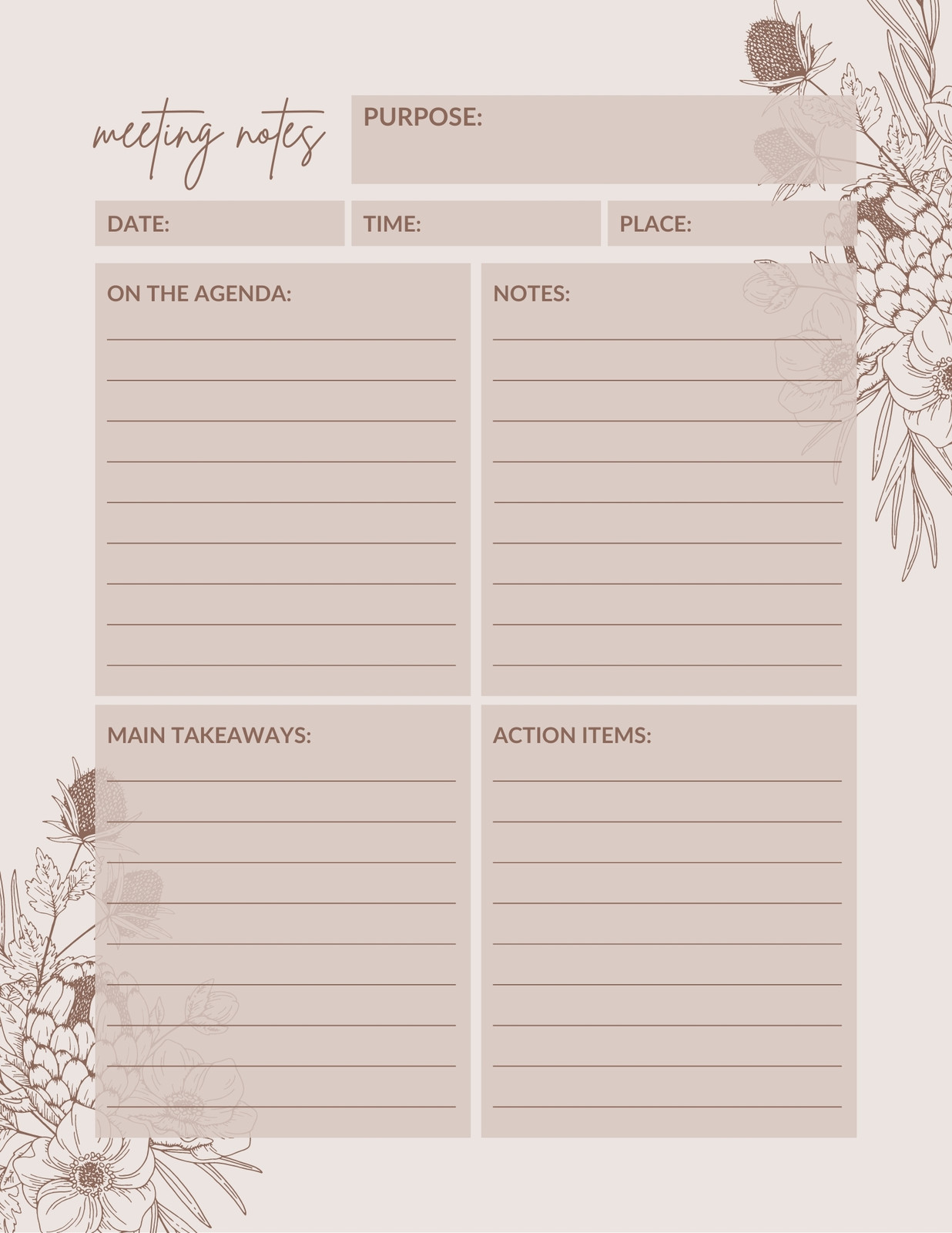 Free and customizable notes templates