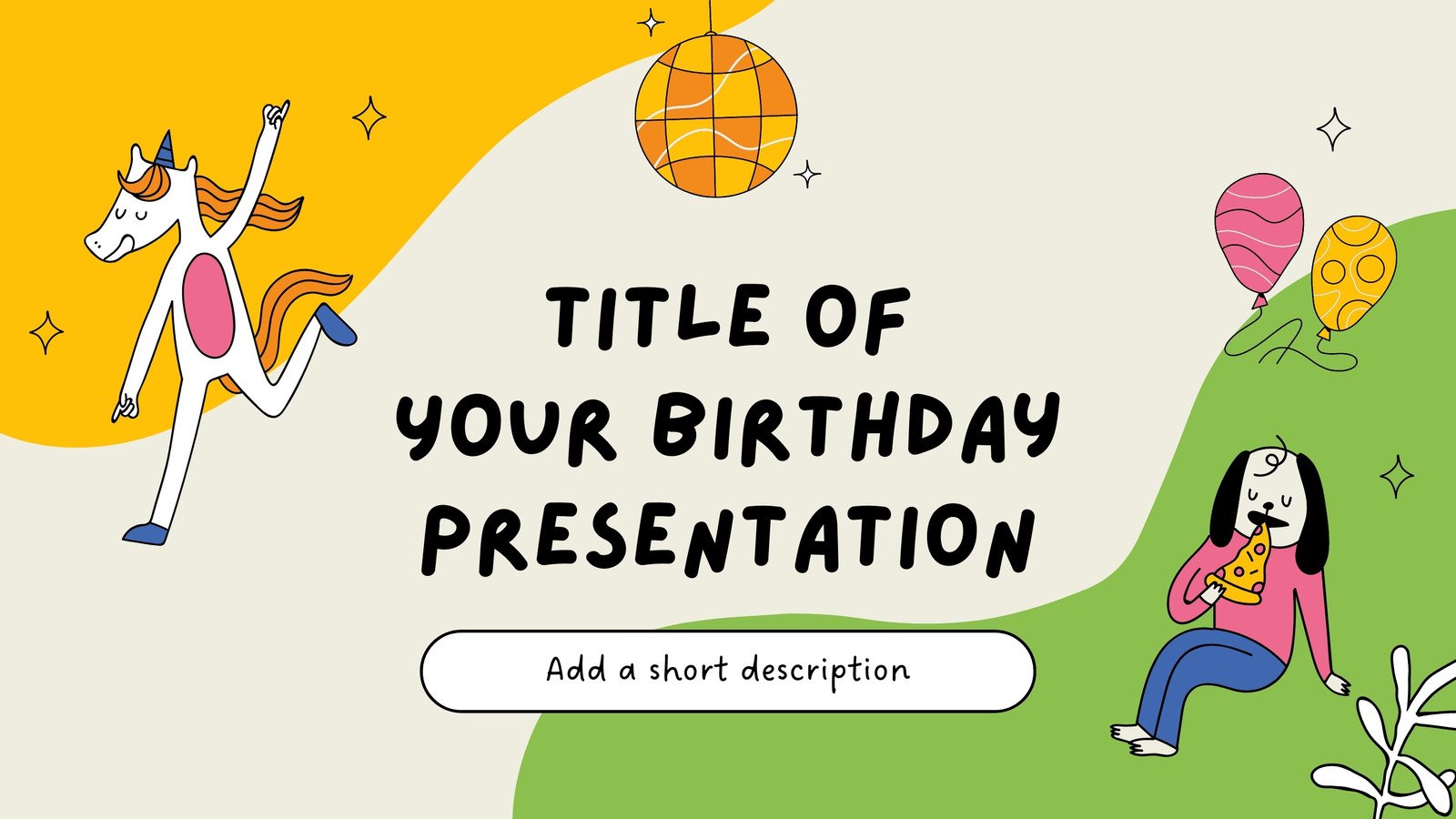 When's your birthday? - online presentation