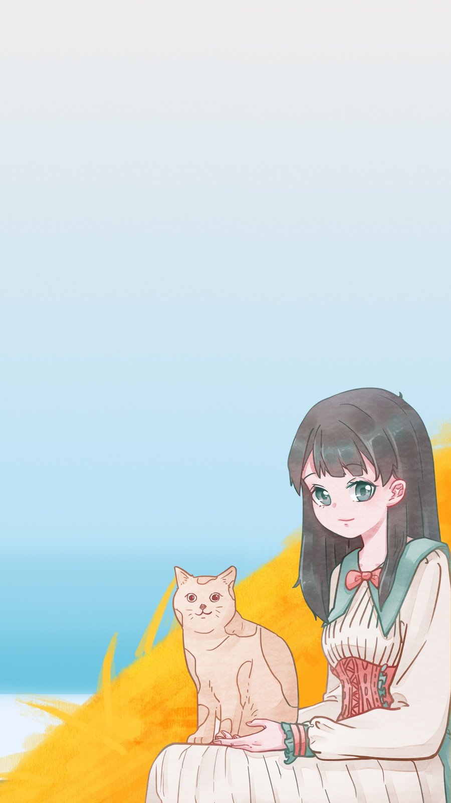 Cat Cartoon iPhone, Cute Anime Cat iPhone HD phone wallpaper | Pxfuel