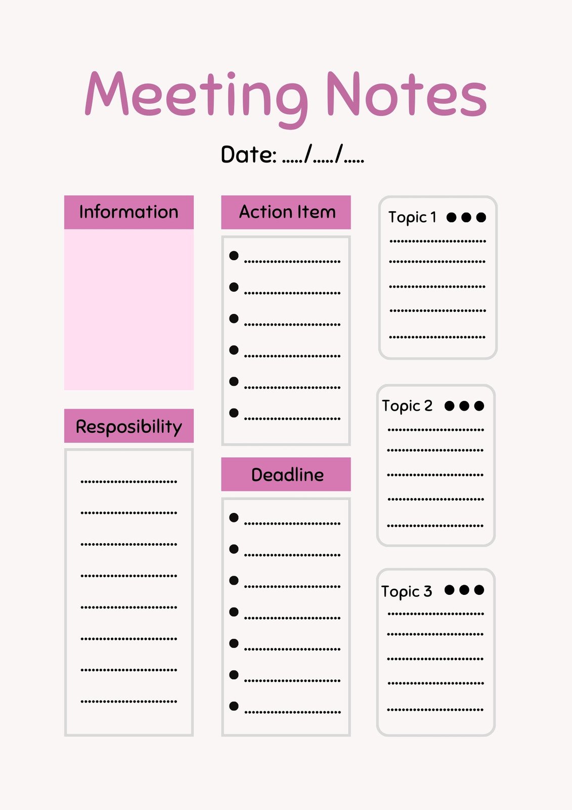 Oprechtheid Dageraad Aangepaste Page 7 - Free customizable agenda document templates to print | Canva