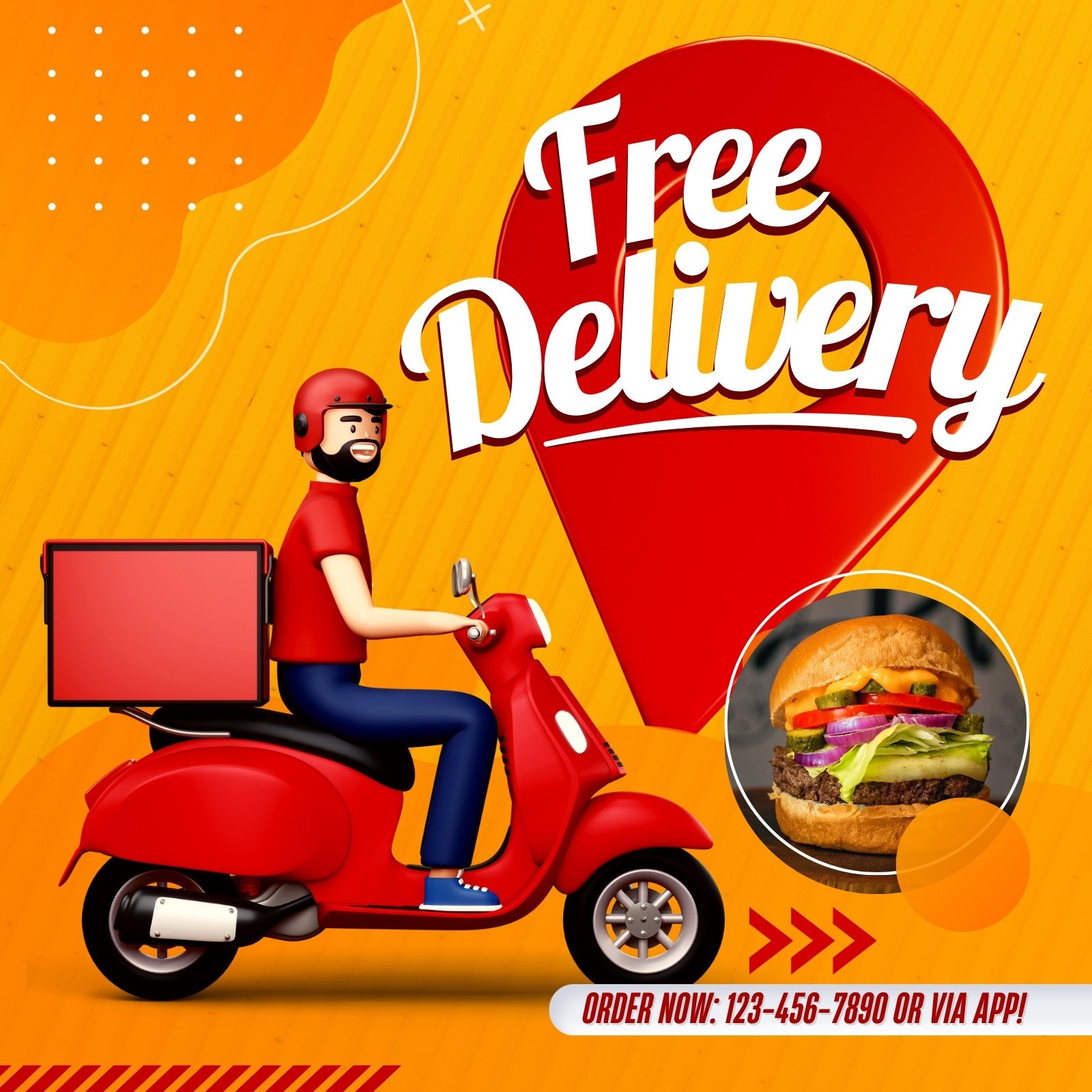Home Delivery Shipping On Scooter In Smartphone Design Transport Food And  Online Shopping Vector Design And Illustration Stock Illustration -  Download Image Now - iStock