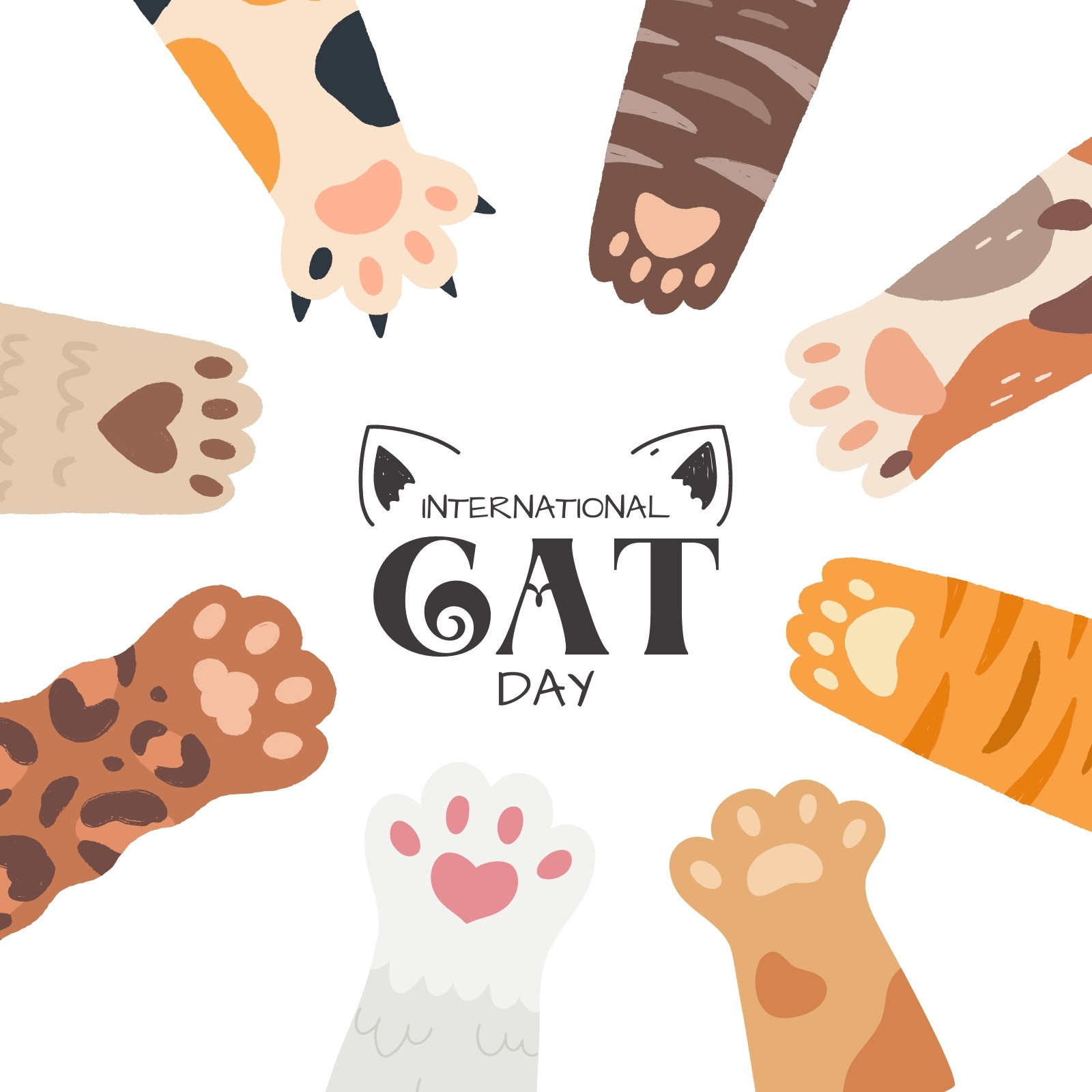 Google Marks International Cat Day With Adorable Paw Print Game - CNET