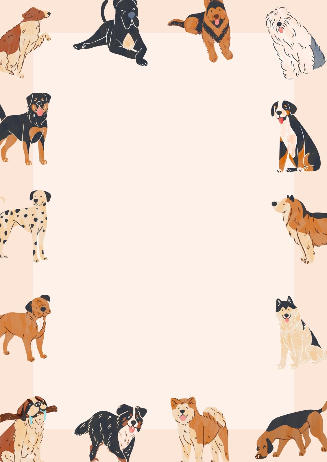 Page 12 - Free and customizable dog templates