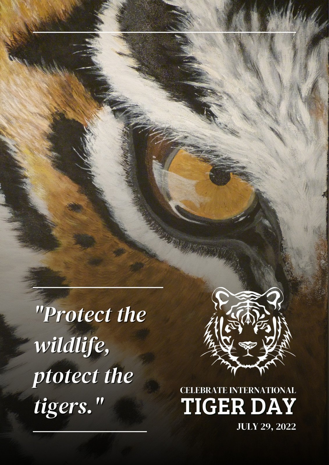 Amur Tiger Poster Print / Infographic