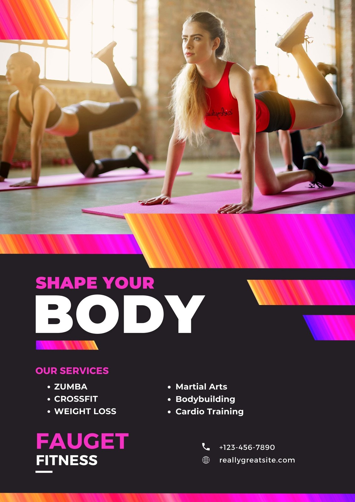 Create a personal training flyer to recruit new clients, Postcard, flyer  or print contest