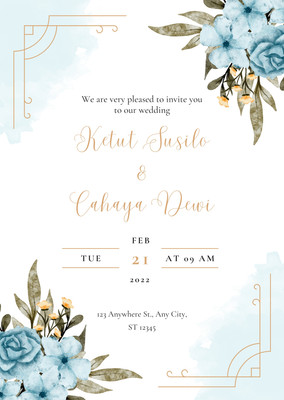 Page 2 - Wedding invitation templates to customize for free | Canva
