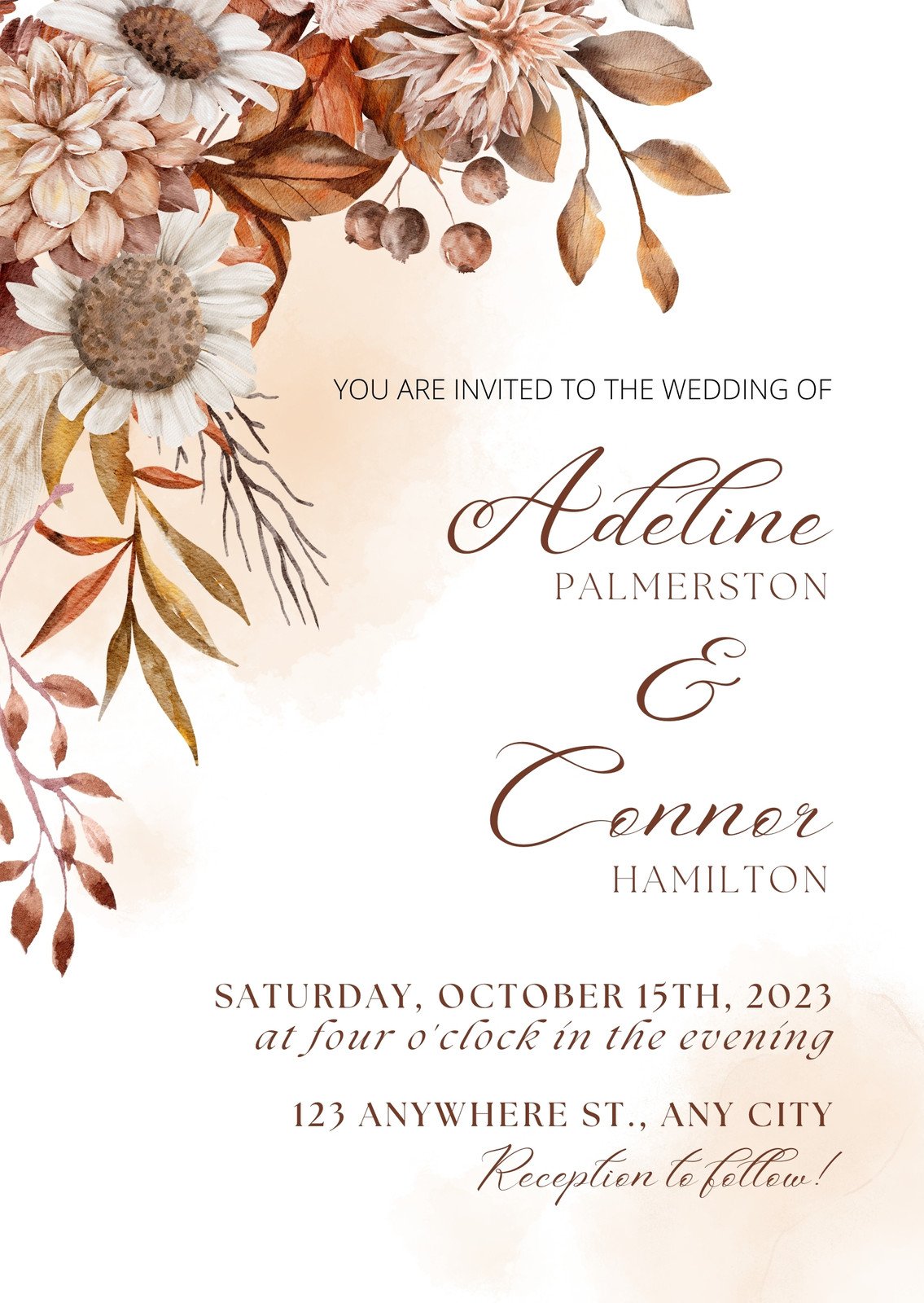 H746a  Floral Background For Wedding Invitation Transparent PNG   3246x4437  Free Download on NicePNG