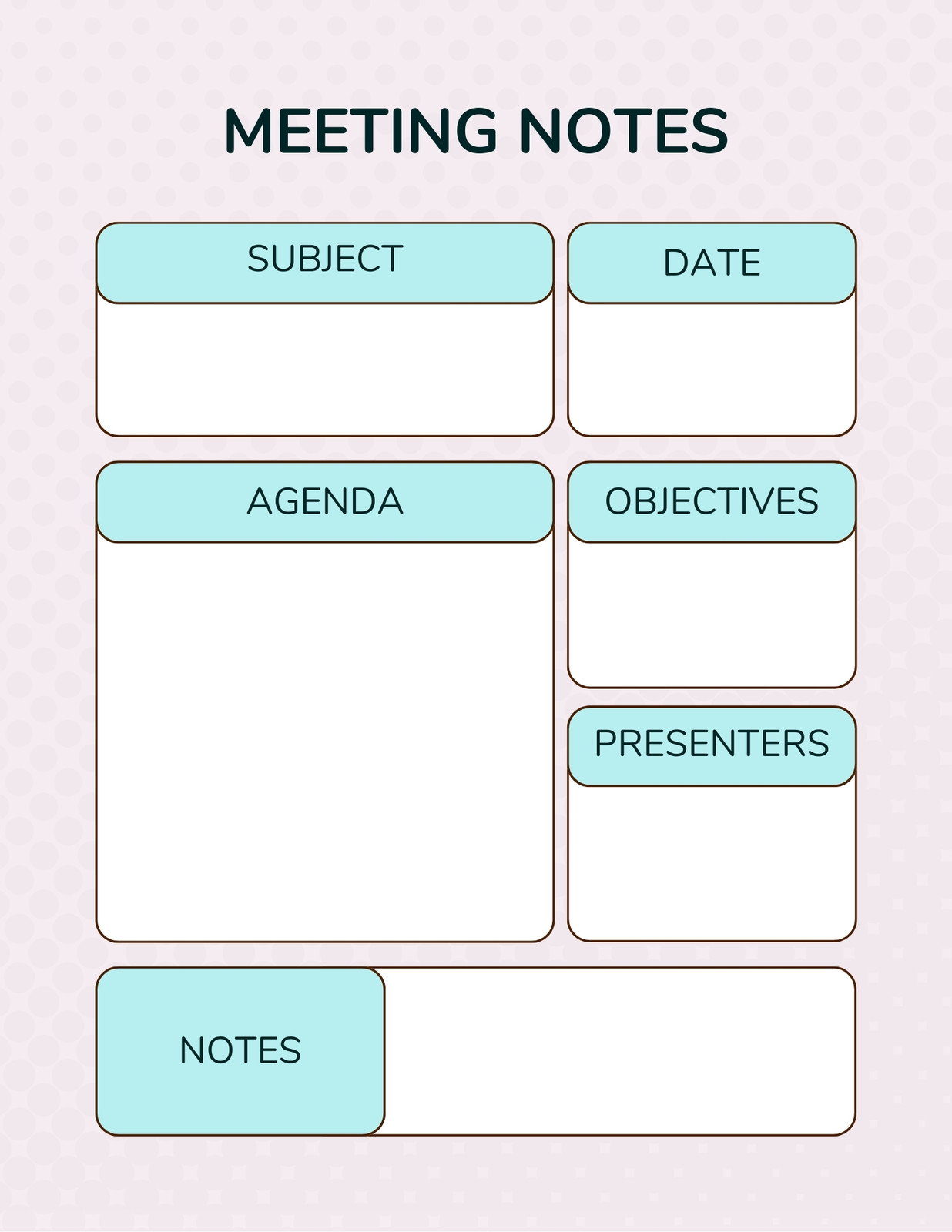 Free and customizable agenda templates