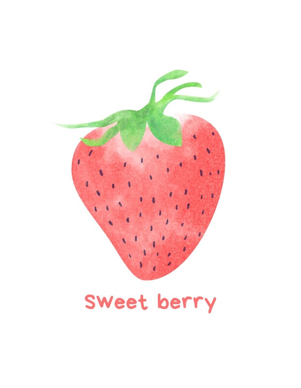 Free and customizable strawberry templates