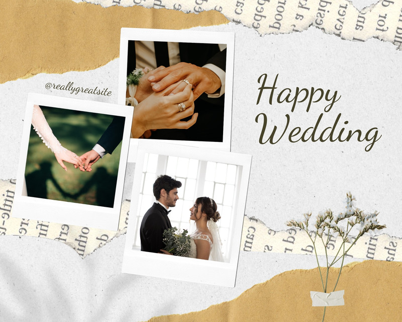 Page 10 - Free printable, customizable wedding photo collage templates ...