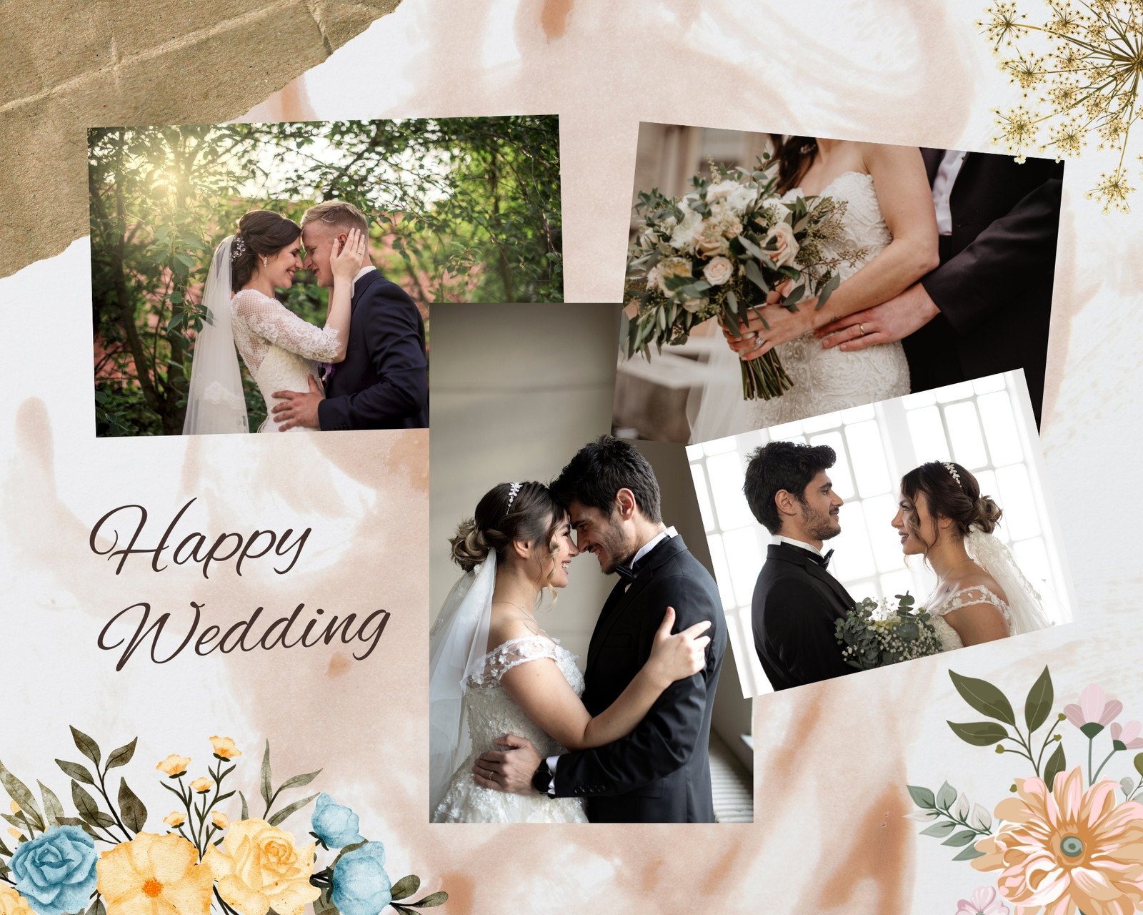 Wedding photo album design in photoshop  Photo Book Design‎ ideas ~ Image  collage template 