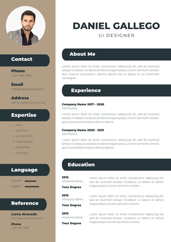 Free Modern Resume Templates - 100% Customizable | Canva