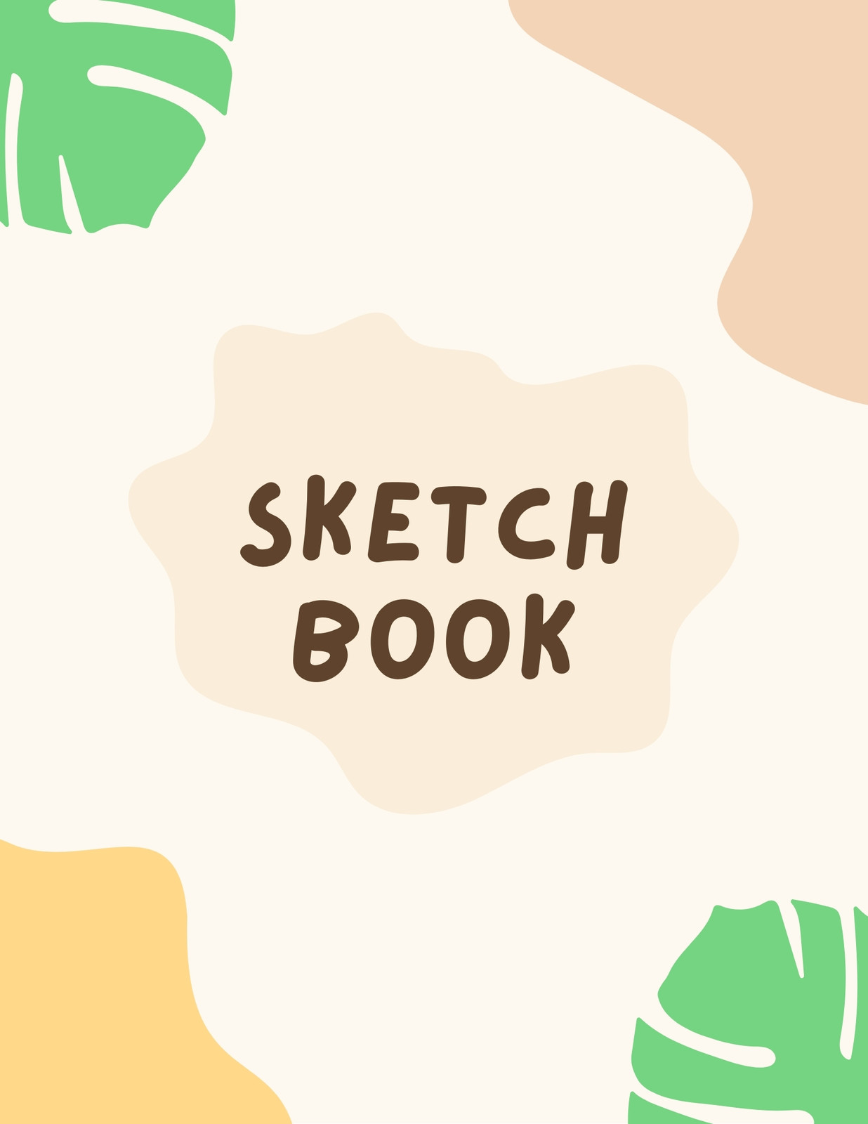 Page 4 - Free printable sketchbook templates you can customize