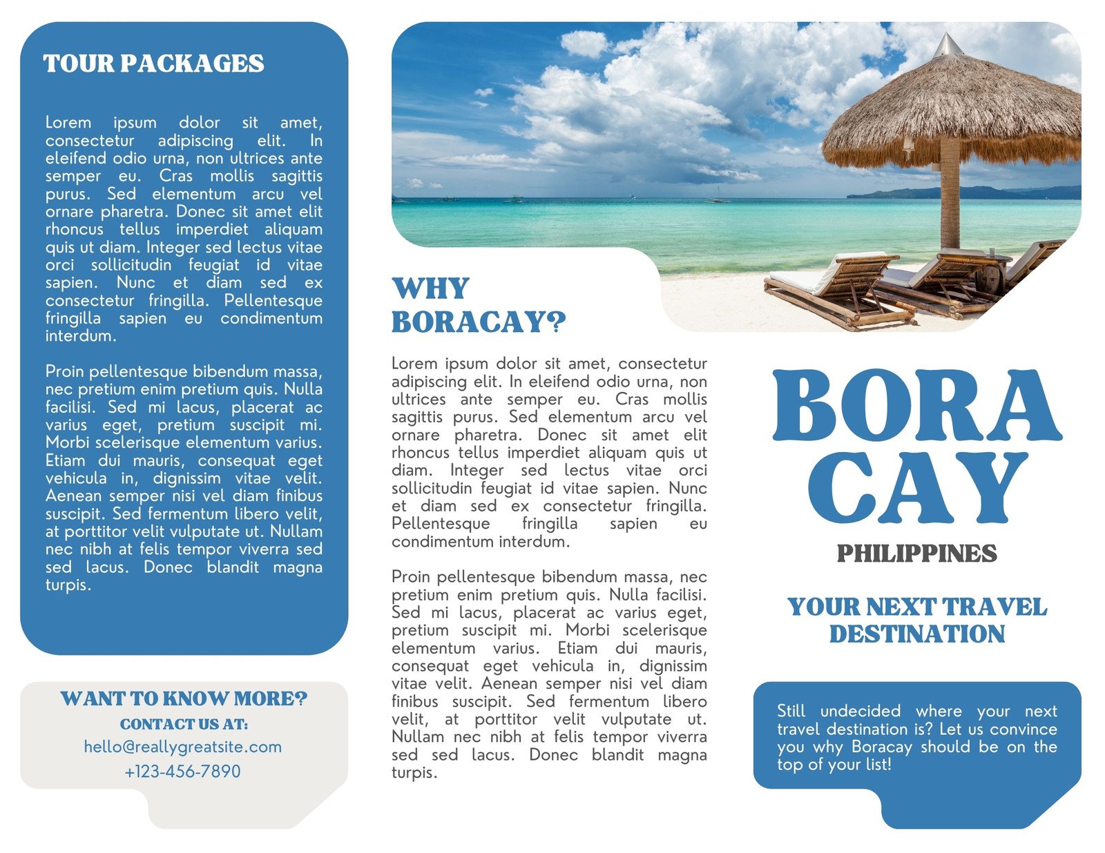 Travel Brochure Examples